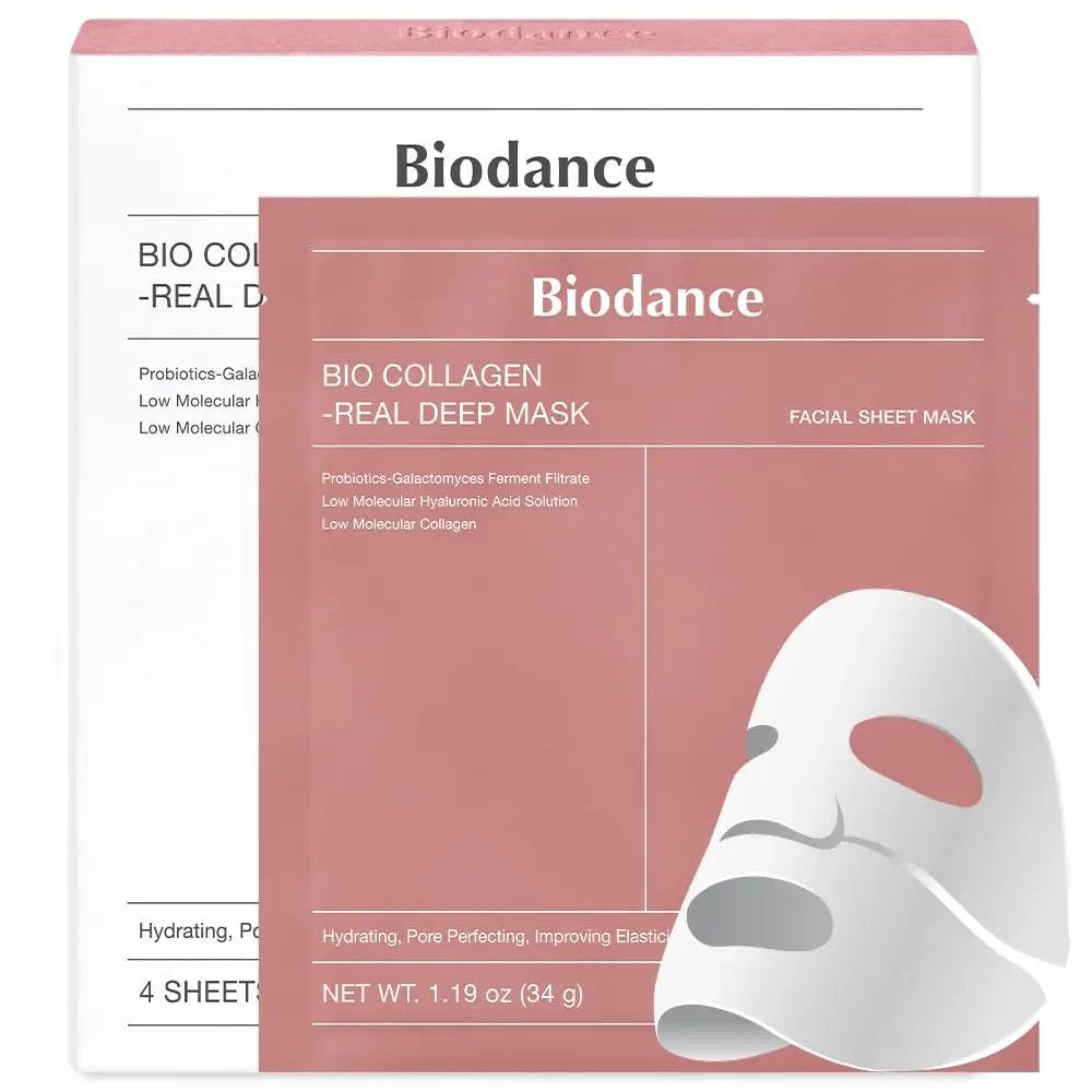 Revitalize Your Skin with BIODANCE Bio-Collagen Deep Hydrating Gel Mask - Nighttime Moisturizing for Shrinking Pores and Enhanced Elasticity