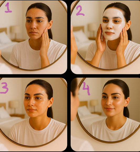 NightBloom Collagen Mask 4pack hydration and beauty in every mask
